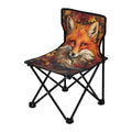 Folding with Outdoor Leaves Autumn Portable Chair Chair Carry Fox with Beach Chair 220LBS Support Chair to Bag Fishing Lawn Camping