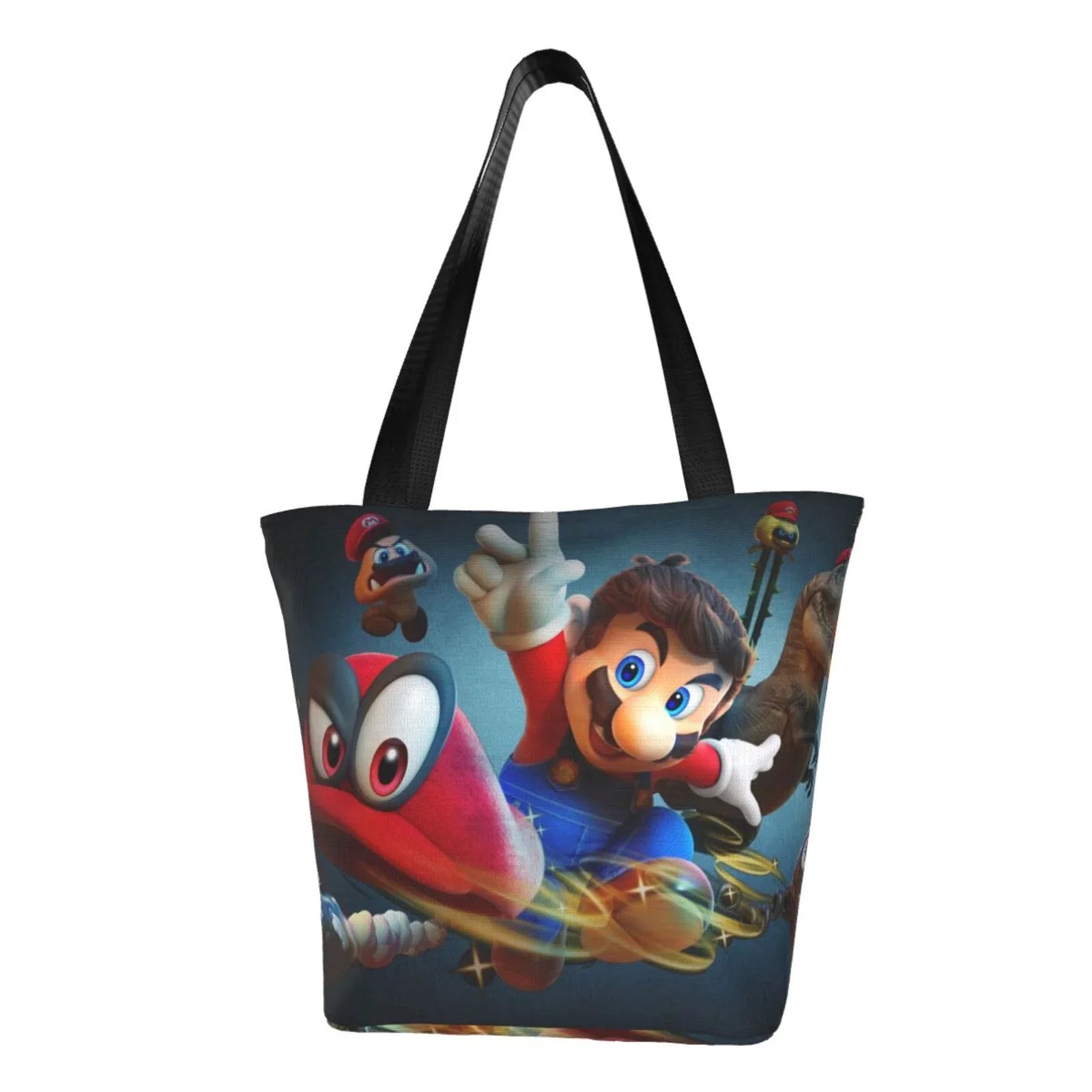 For Large Travel Work Capacity Odyssey Bag Super Beach Handbag School Shopping Business Tote Women's Mario Shoulder