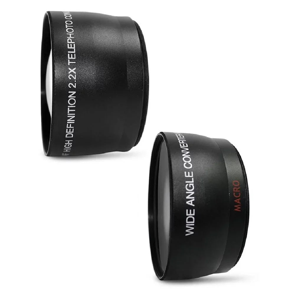 Wide Kit Angle D5300 D5100 for D3300 Telephoto Hood D5200 D3200 Lens + Nikon & Rubber D3100 D5500 Fisheye Accessory 52mm