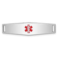 for Bracelet inch Women(L- Auriga Medical 37inch, Plate Id Silver 925 9mm) Sterling for W-
