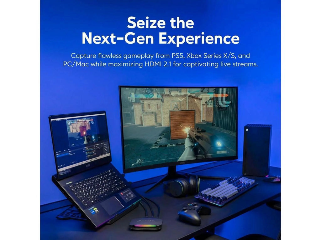 Out AVerMedia 2.1 - Live Capturing, - - Recording YUY2 Ultra Video 4K PC Game Line Video Line - Functions: Audio Streaming, (GC553G2) - Video Gamer USB In - - Audio