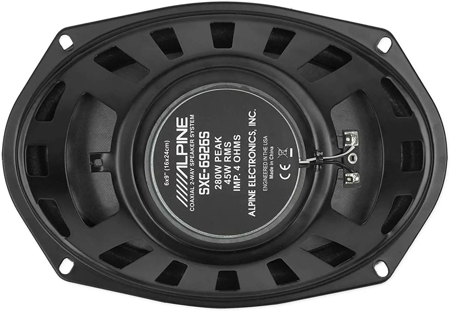 Audio Watt Speakers 2-Way 280 (Pair) SXE-6926S 6x9 Car Coaxial Alpine