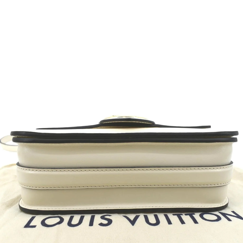 Shoulder Creme Leather LOUIS Calfskin 9 Pont Bag VUITTON Pre-owned