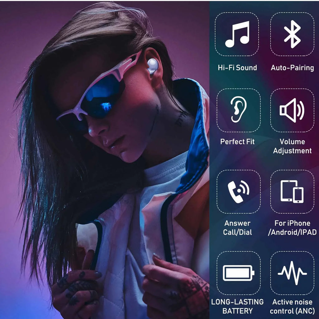 Charging Allview Purple Noise With Active (Wireless Street Buds Bluetooth Wireless Pro P8 UrbanX Earbuds Energy Cancelling Pro For True Case Included)