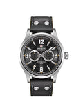 Quartz S-Steel Swiss Military Black 06-4307.04.007 Mens Hanowa Watch Dial