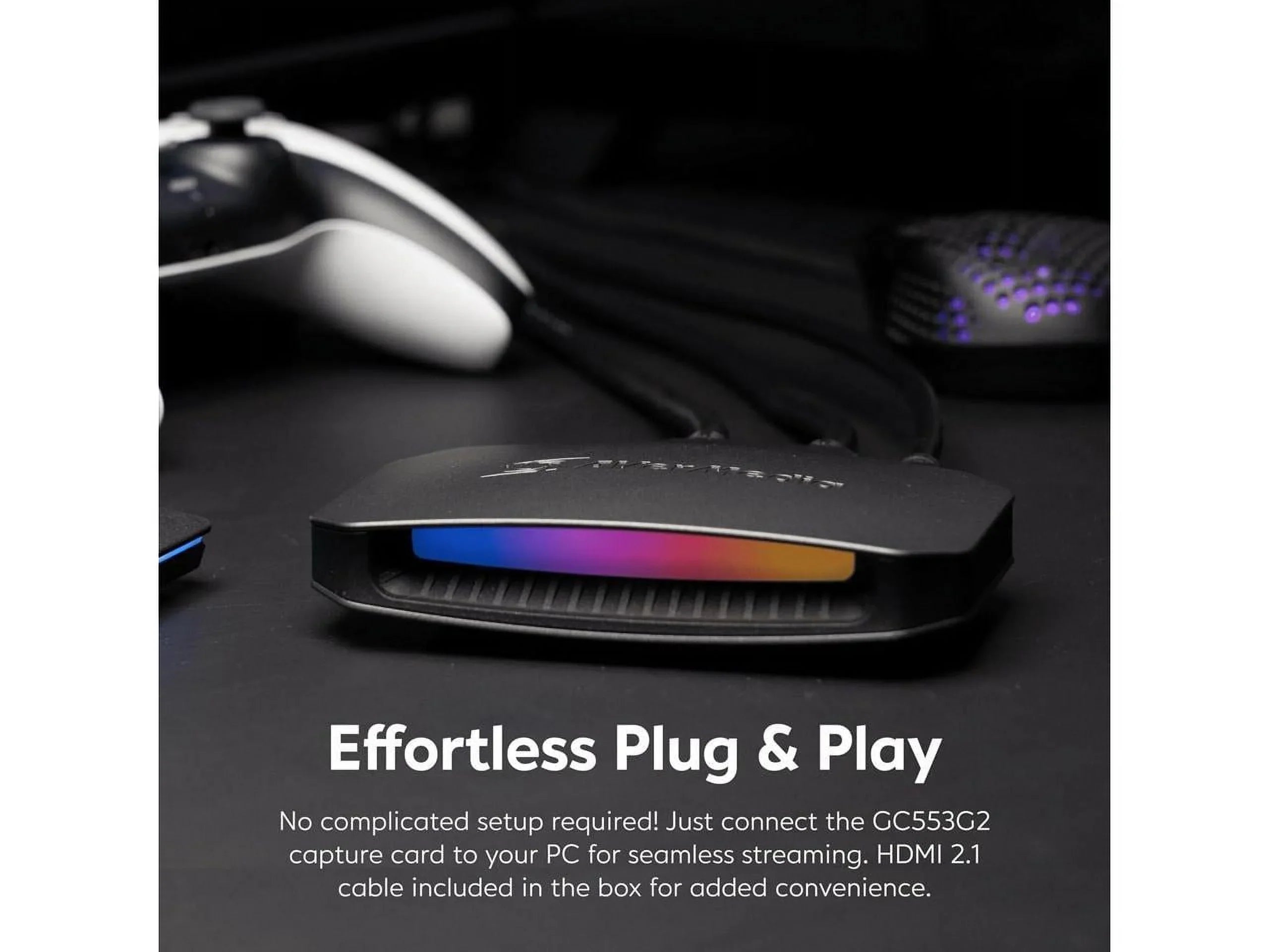 Out AVerMedia 2.1 - Live Capturing, - - Recording YUY2 Ultra Video 4K PC Game Line Video Line - Functions: Audio Streaming, (GC553G2) - Video Gamer USB In - - Audio