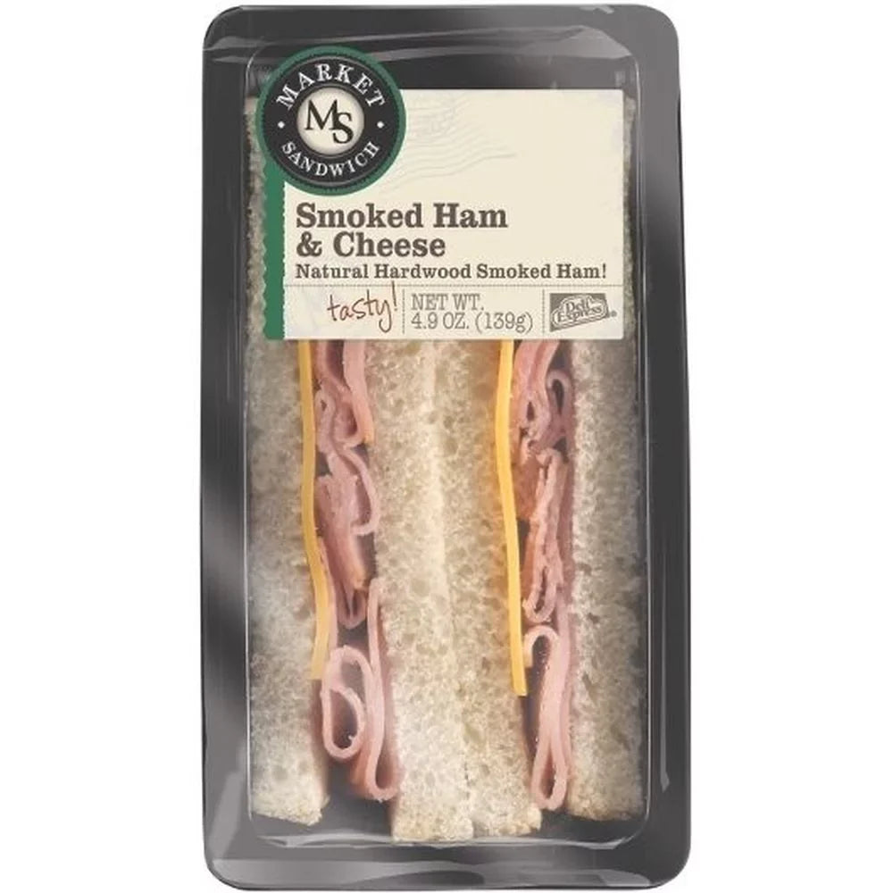 Express Smoked Deli Sandwich (PACK and Cheese Wedge 10) 4.9oz Ham OF