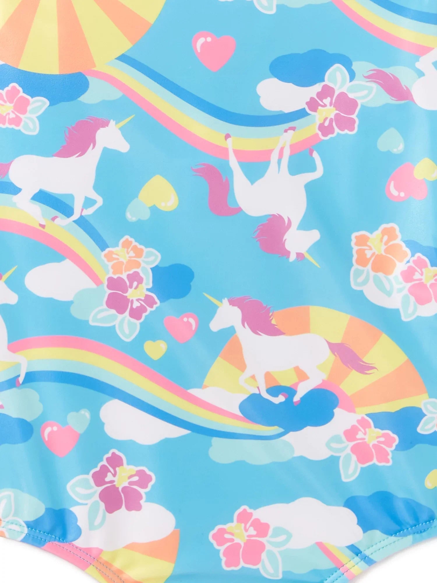 2T-4T Unicorn Saint Sizes Cover-Up Set, Toddler 2-Piece Cosplay Swim & Girls One-Piece Swimsuit, Eve Terry
