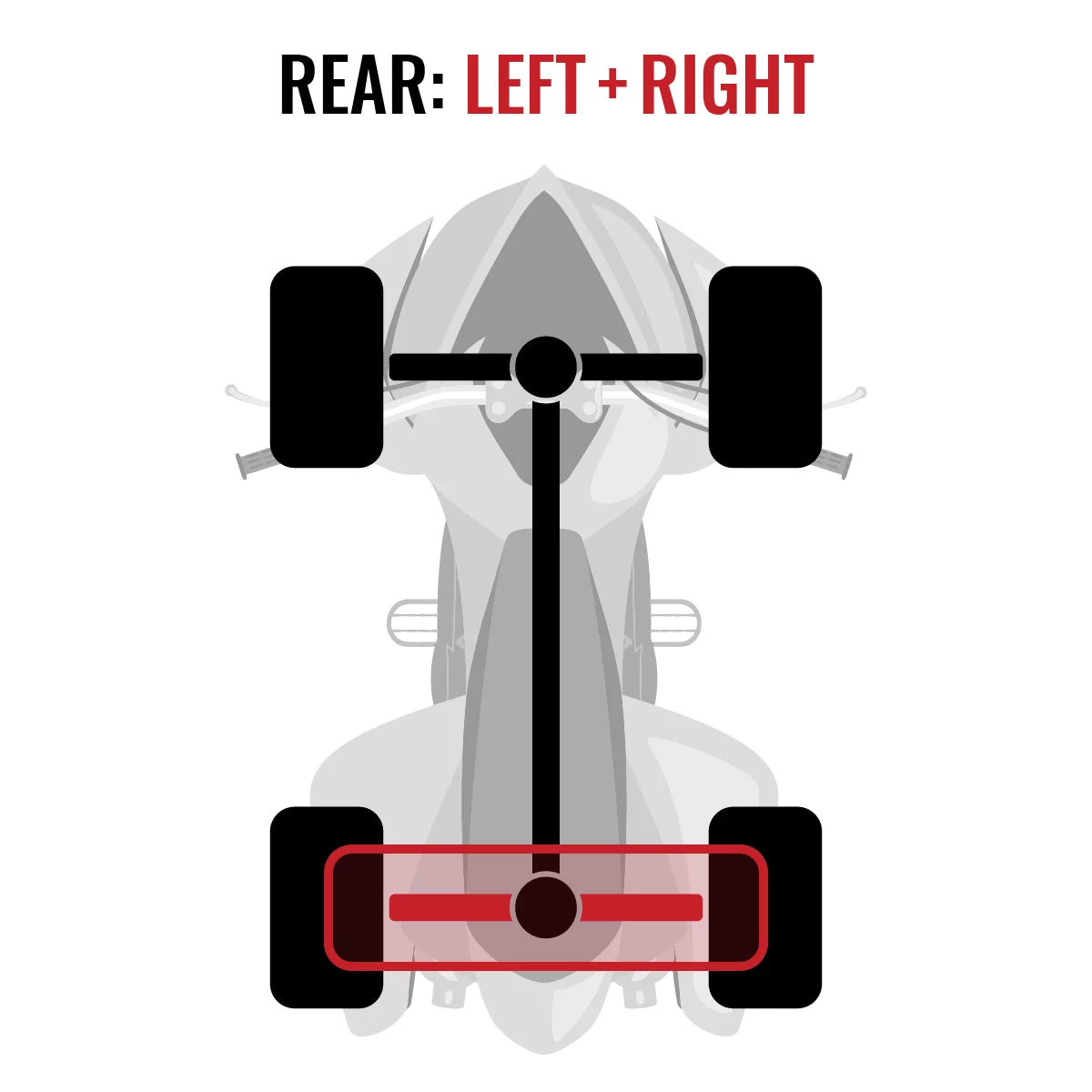 Axle 2 Rear - XT 4X4 Left EA 2015 with Polaris 1000 Right pc Sixity Ranger R15RTAD1AA DIESEL compatible