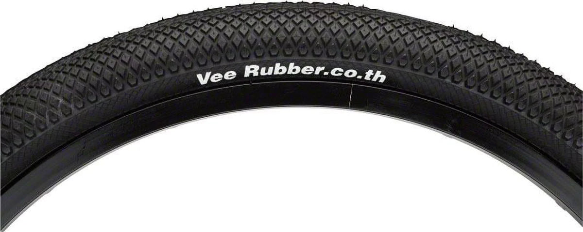 x Vee Black 20" Tire: Bead BMX Co. 1.60" Tire Speedster Folding