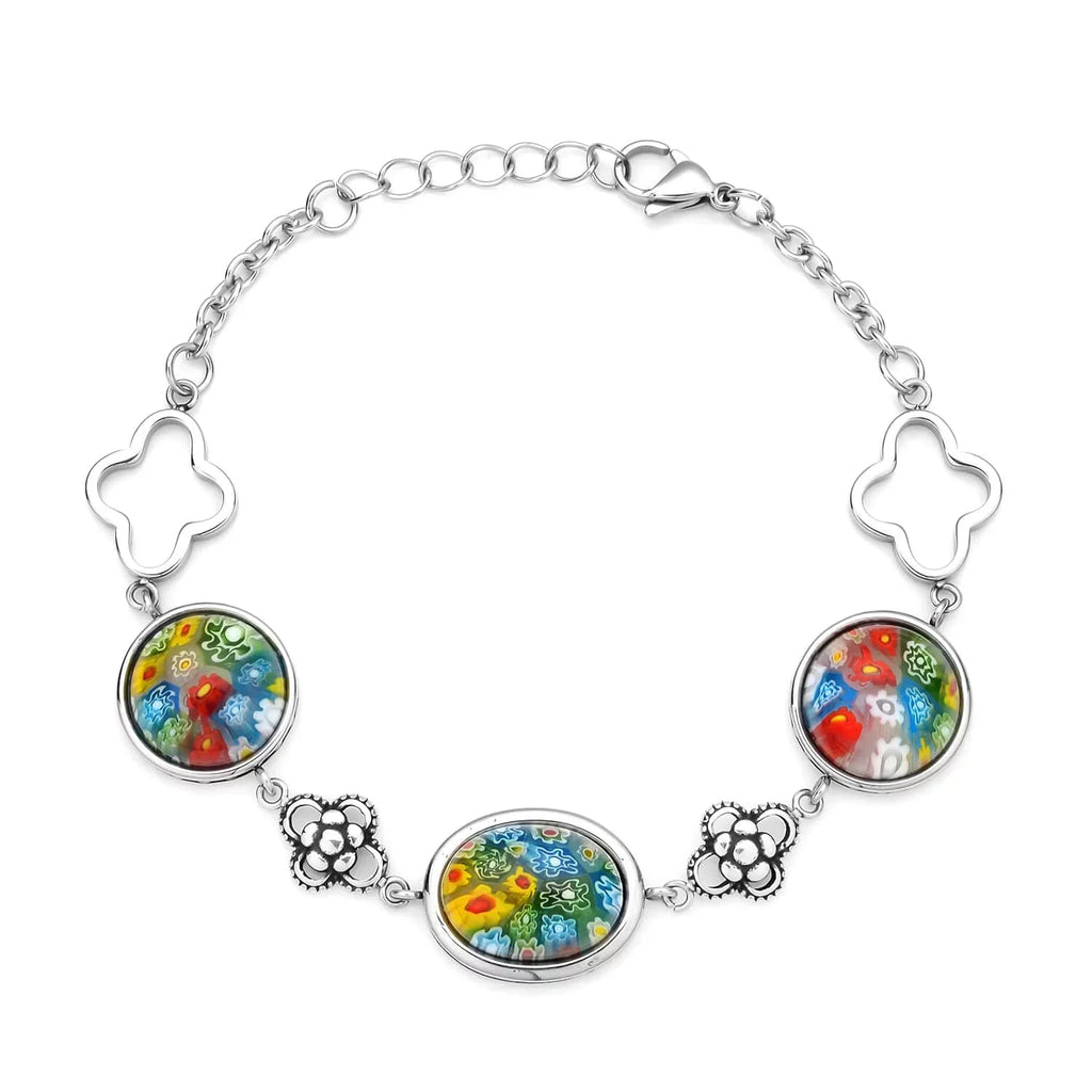 Shop Day Bracelet Steel Mom Stainless Women Size Gifts Fashion Stylish LC Jewelry for Mothers Birthday Oval Costume Unique 6.75" for Glass