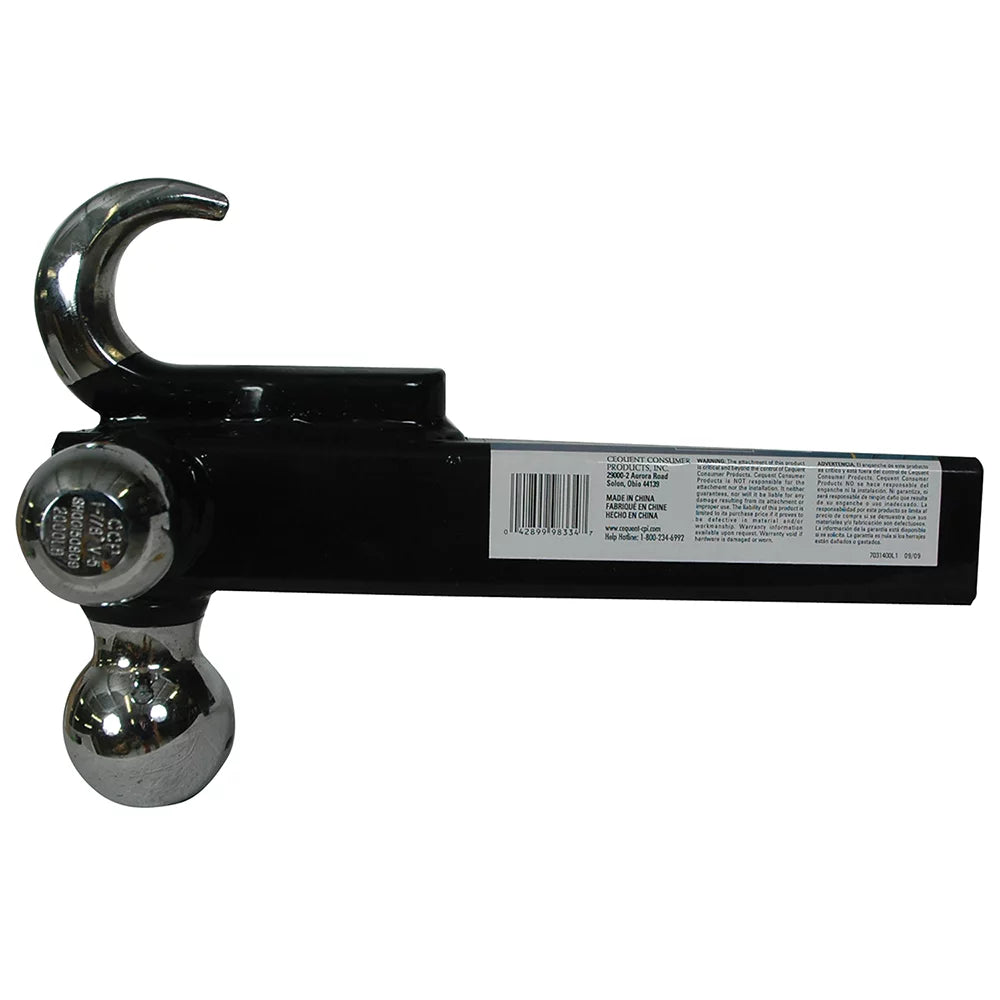 Towpower Heavy w/ Ball Hitch Mount Hook Reese Tow Duty Tri-Ball Trailer 7031400