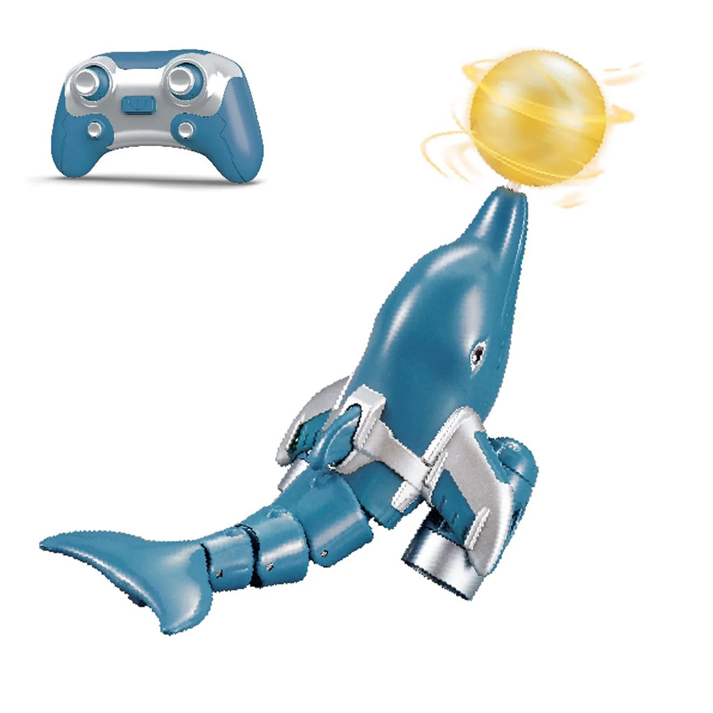 Remote Rotation Dolphin Lake Boat /one Shinysix Pool Boat Head River Dolphin Boat River boat,Remote And Water Head Toy Ball Kids Water Boat Animal Remote Water Lake Waterproof Demo