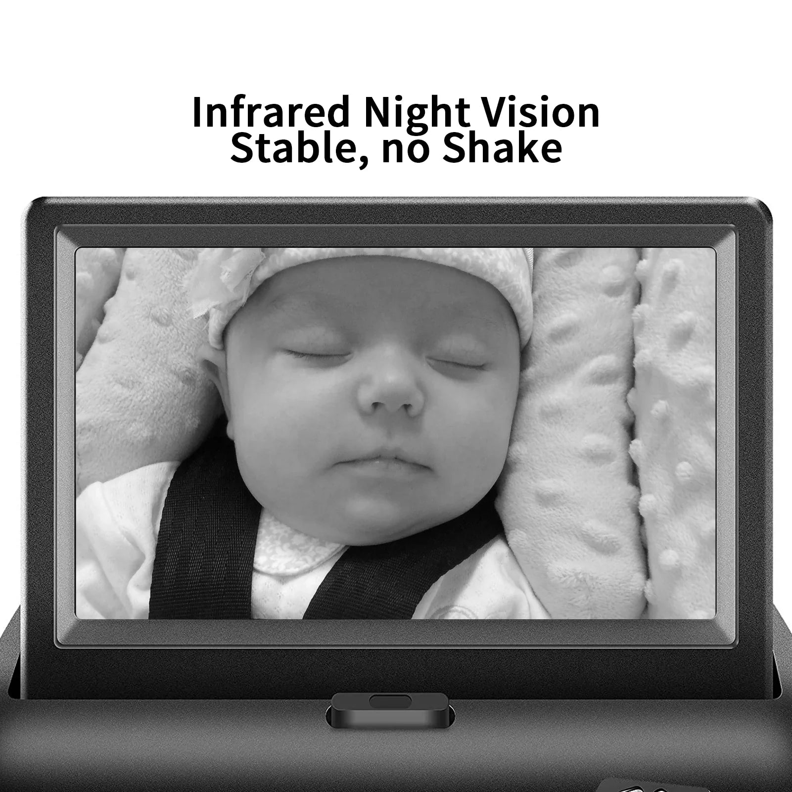 Car Radirus Rear Facing View Crystal Baby Camera, Vision, Infrared Clear Monitor with Seat Ideal for Night