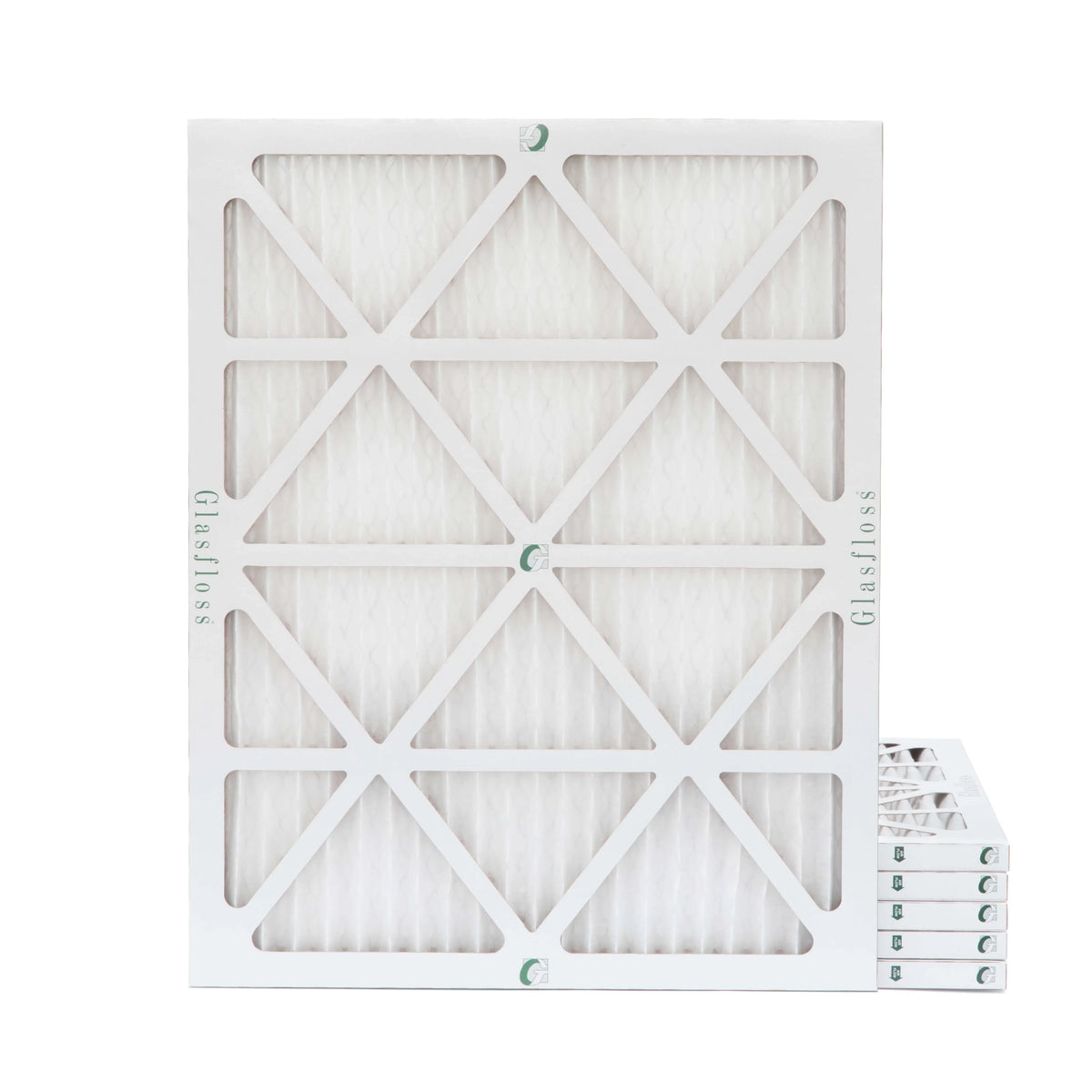 Pack 15x20x1 Actual 13 by 7/8 of 19-1/2 Size: Air Filters 14-1/2 MERV Glasfloss. x 6 x Pleated