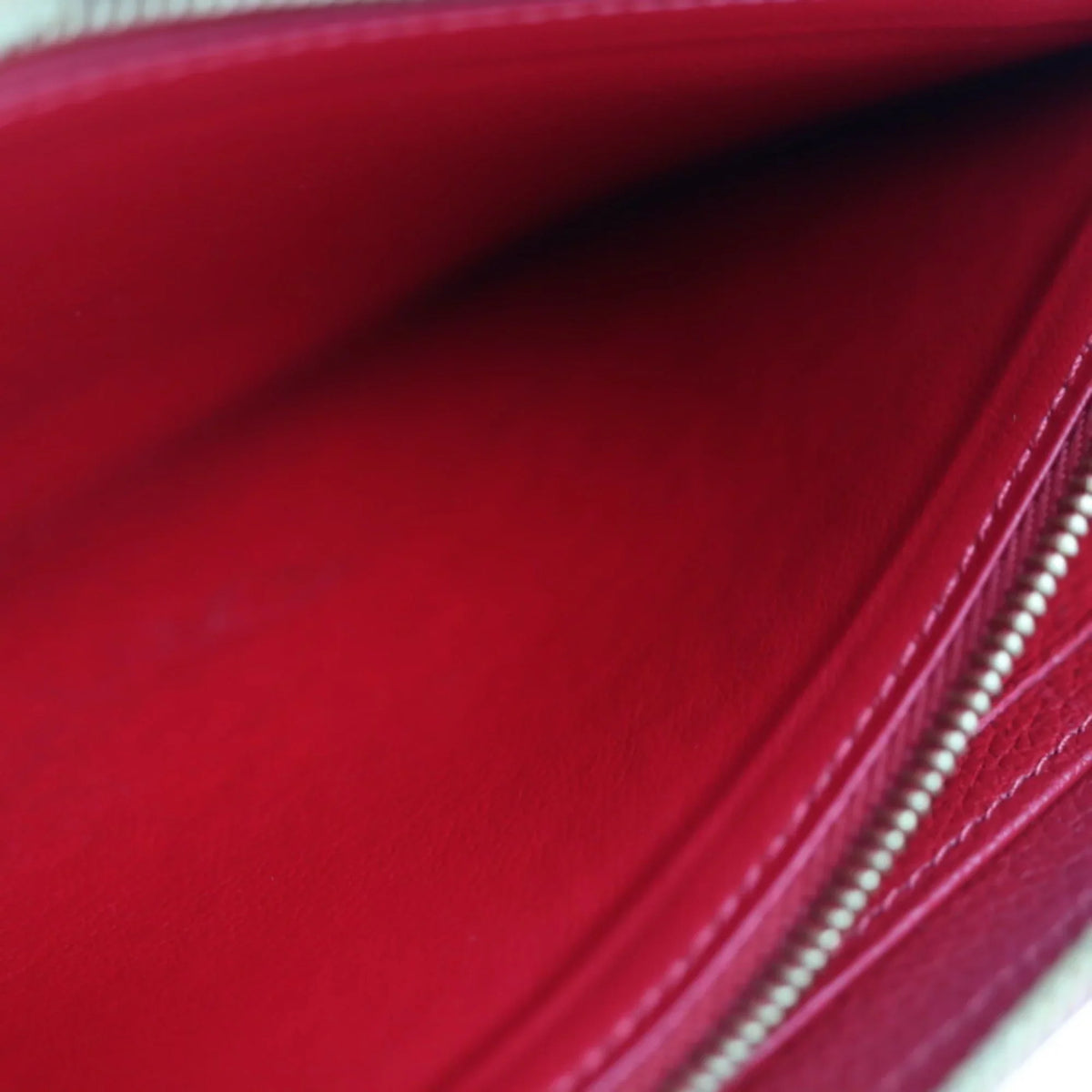 Pre-Owned Monogram VUITTON Zippy Zip Louis Long Implant Round LOUIS (Good) Cerise M60737 Zipper Wallet Vuitton Around