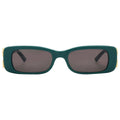 BB0096S 006 Sunglasses Ladies 51 Balenciaga Rectangular Grey