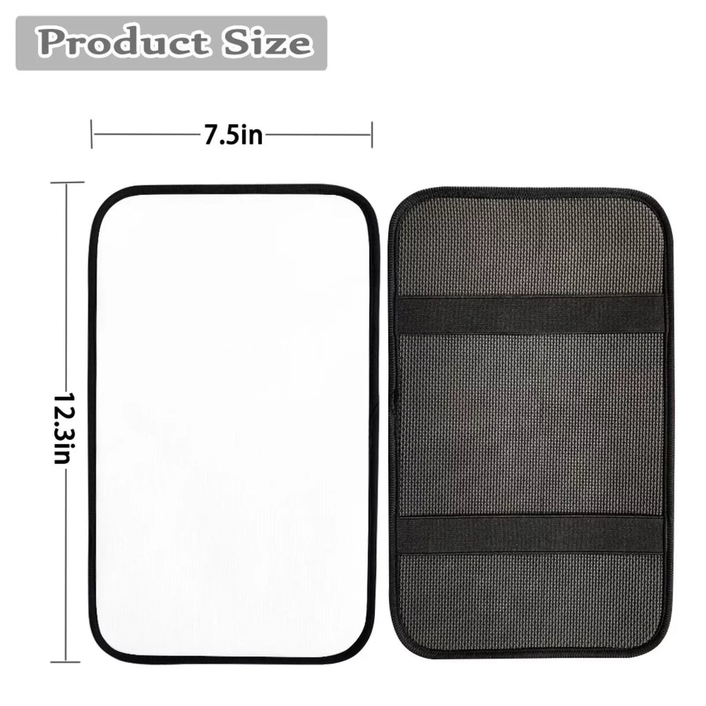 Set of Seatbelt Console Wheel Cover Settring Blanket Binienty Saddle Back Pad+Front Accessories Seat Car Cover Sedan AestheticMushroom Print Pad+Center Cover+Auto Interior 8-Van