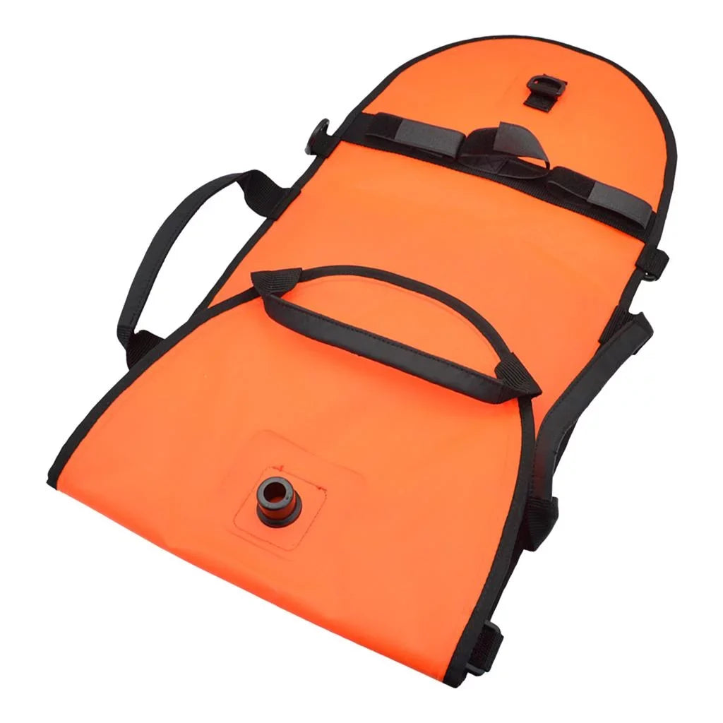 Buoy Inflator Diver D-, Oral Visible 20m High , Spearfishing, Scuba Diving Flag, Safety Freediving Float with Snorkeling,