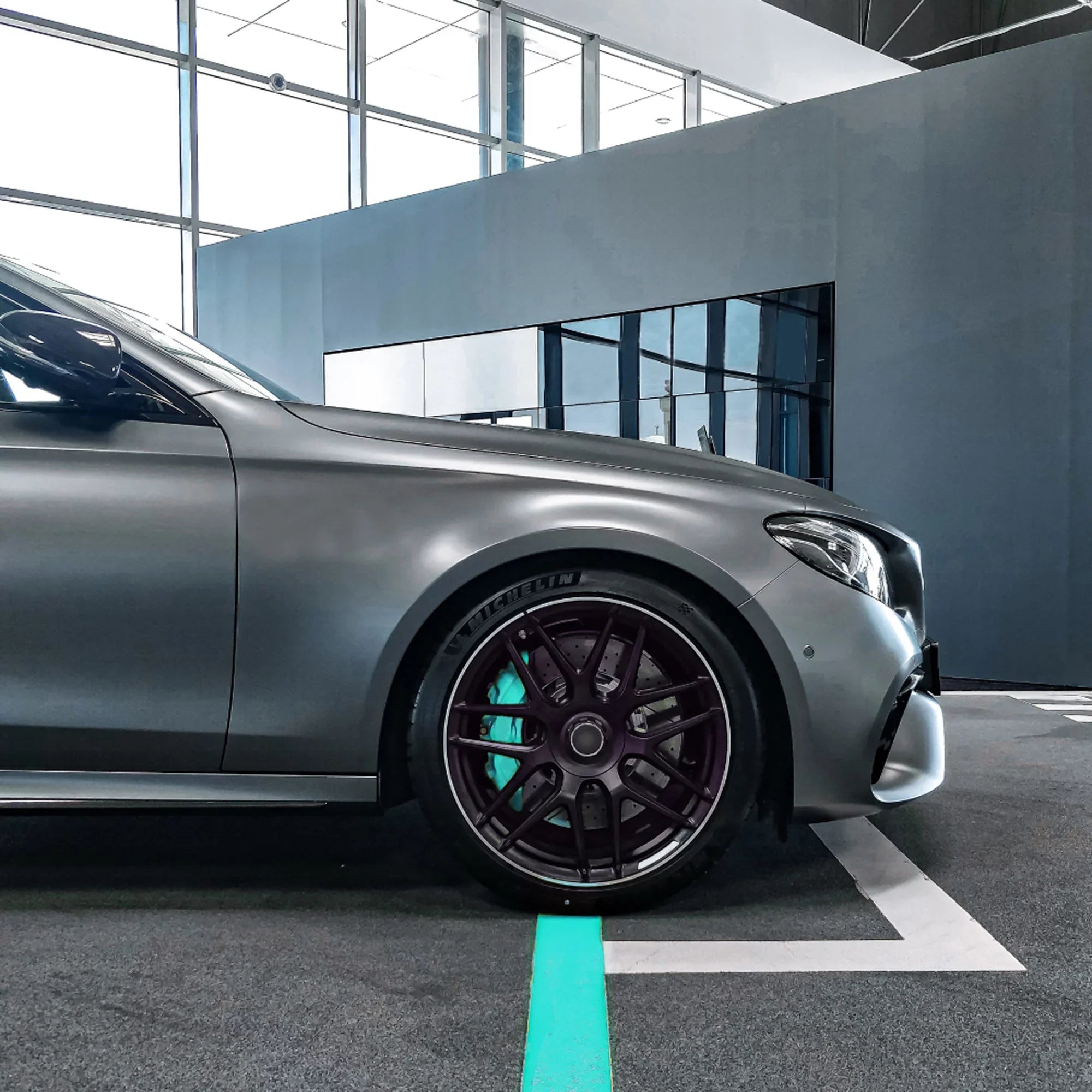 ERA Caliper With High Aerosol Brake - Chemical Color and and Durable Catalyst Against Omni-Curing Teal Fluid Gloss Kit Paints Fade Paint Brake Extremely 2K Resistant