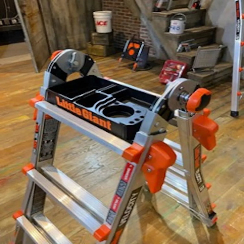 Articulating Safety Tool Ladder Giant Tray Little