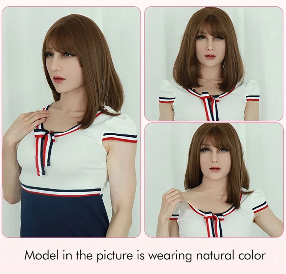 Cosplay Female Silicone Crossdresser Human Face Realistic Skin Mask ROANYER