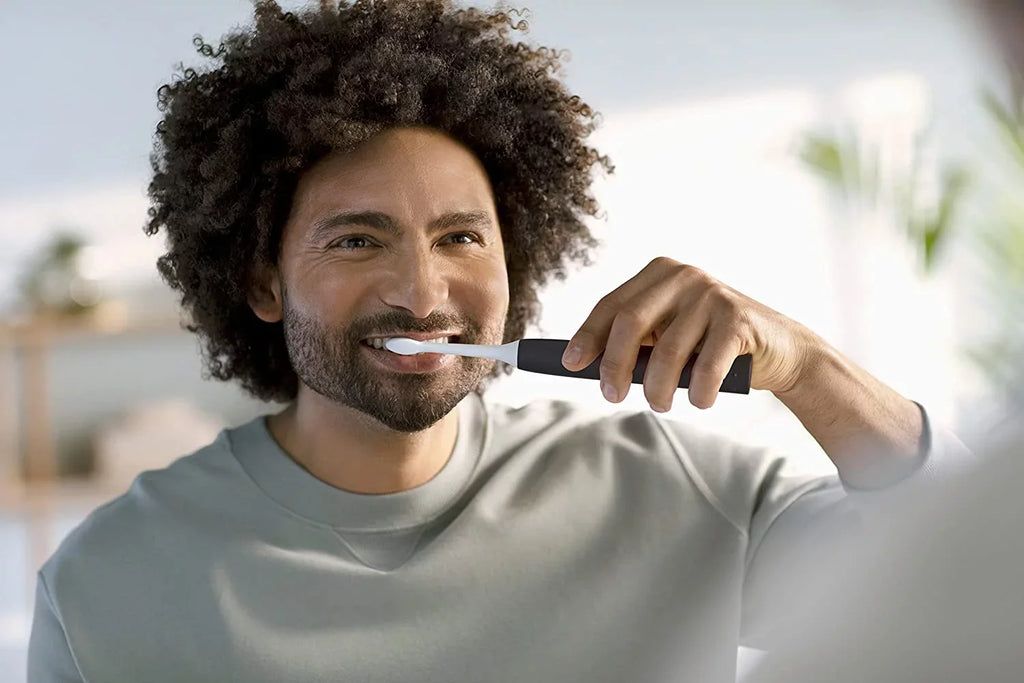 Power Toothbrush Philips Sensor, Rechargeable Black 4100 Toothbrush, Sonicare Pressure Electric with