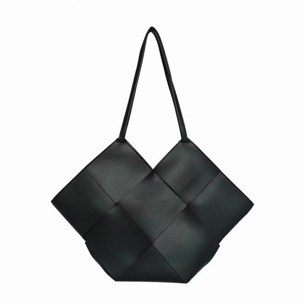 Jane Berry with Faux Black & Bag Pouch, Leather Women's Shoulder Woven Large
