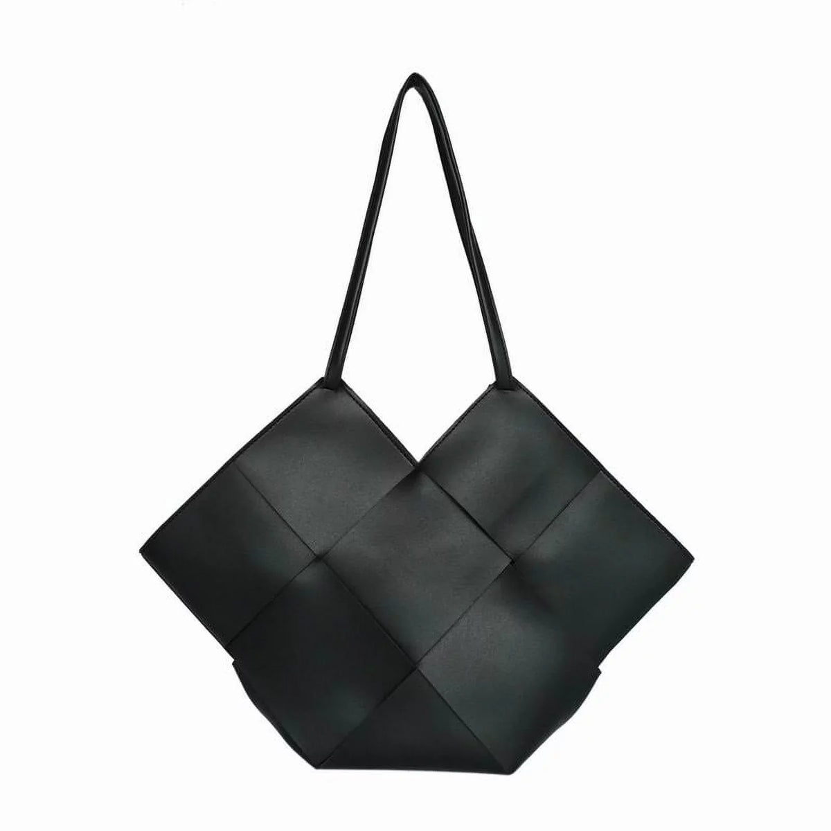 Jane Berry with Faux Black & Bag Pouch, Leather Women's Shoulder Woven Large