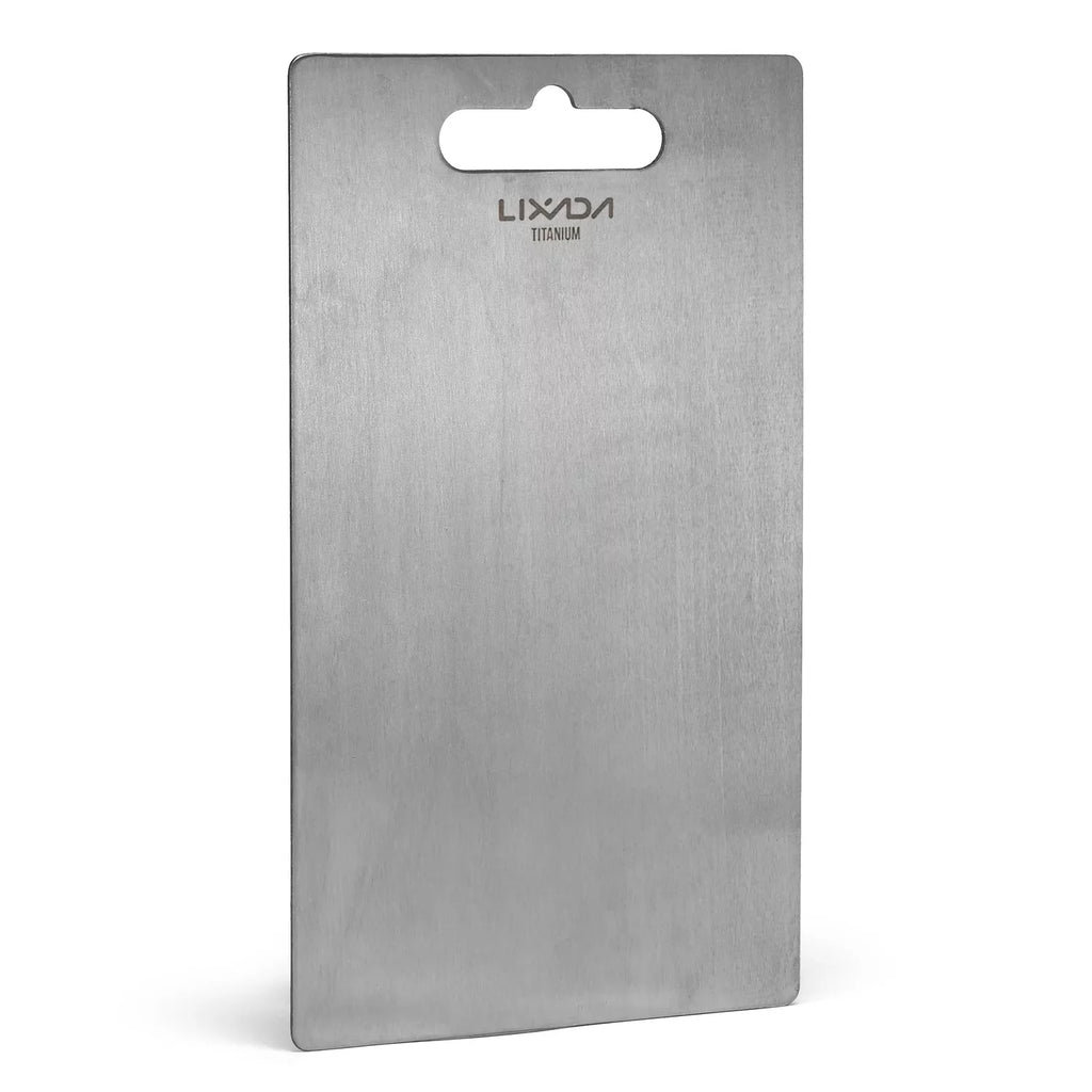 Kitchen Thick Cooking Backpacking Board Home Hiking Cutting Outdoor Lixada 1.8MM Camping for Titanium