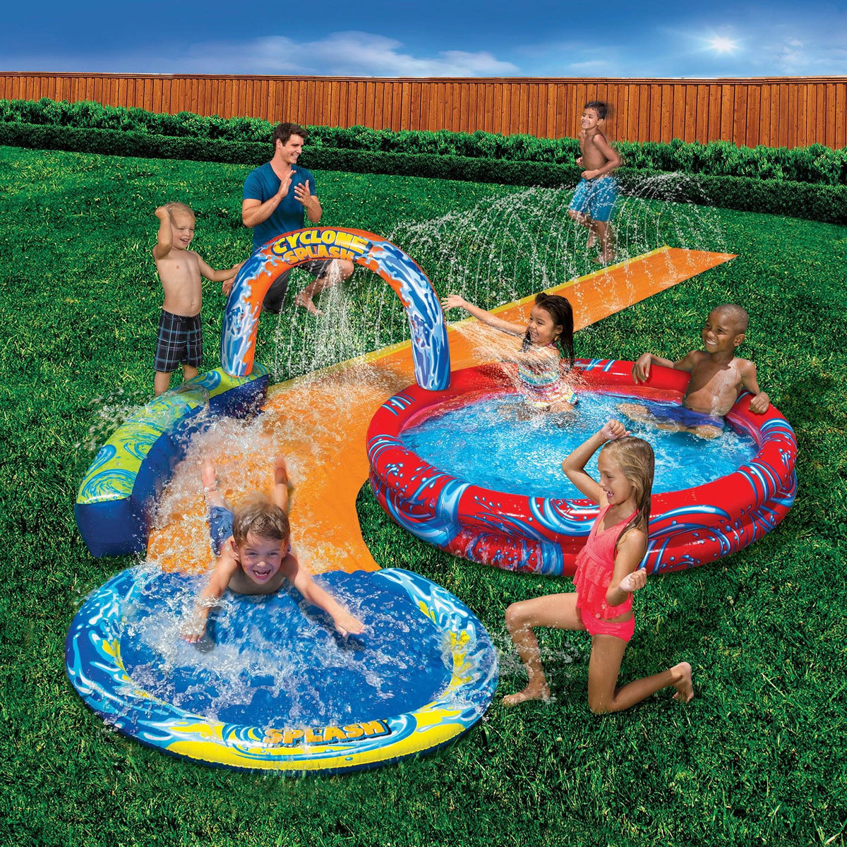 & Pool Gloves Bop Cyclone Battle Splash Banzai Bumpers Inflatable and Pack