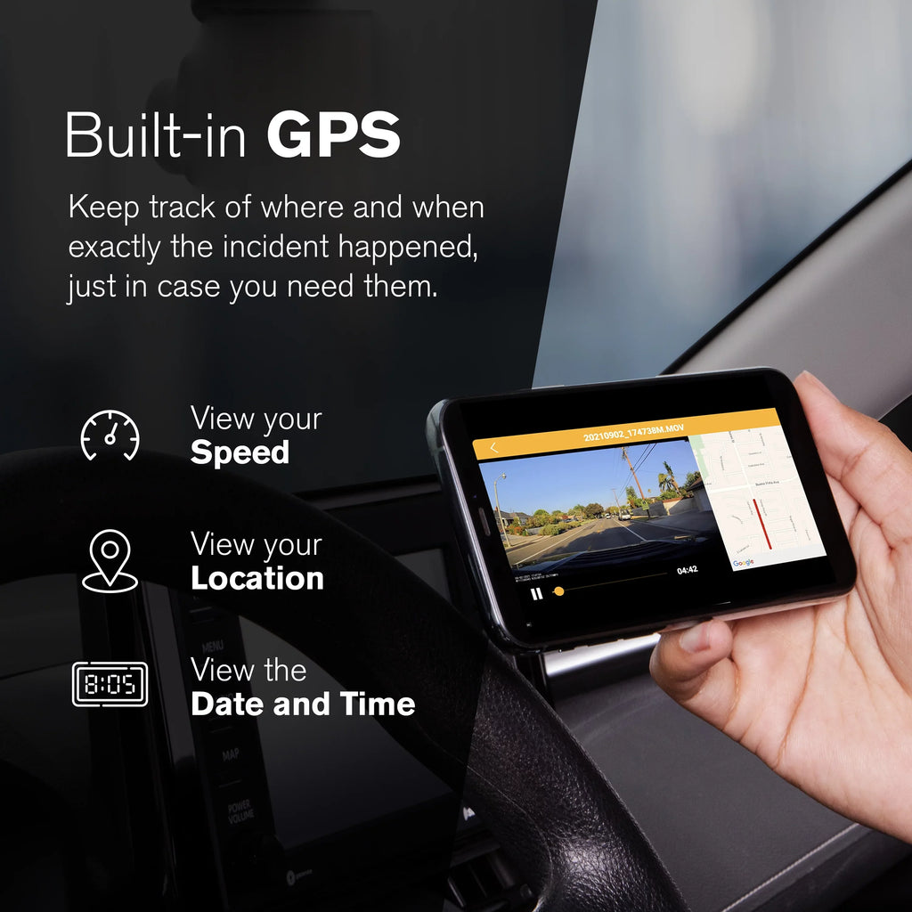 with G-Sensor Angle Dynamic UHD Degree Roadcam for Park GPS Lense, Screen, Wide High Record Technology and LCD 150 Range Pro Yada Day/Night. 3" with Mode Resolution 4K App,