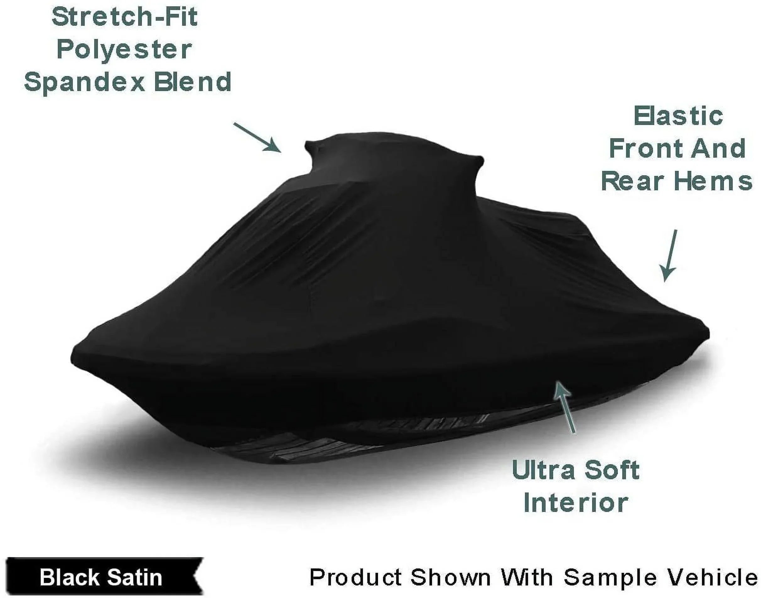 Cover Dings Indoor ONLY Yamaha Wave Bag - VXR & for Includes Ultra Ski - from Dust Storage Jet Stretchy Soft & - Indoor - 2020 Protects Inside! Satin Black Runner