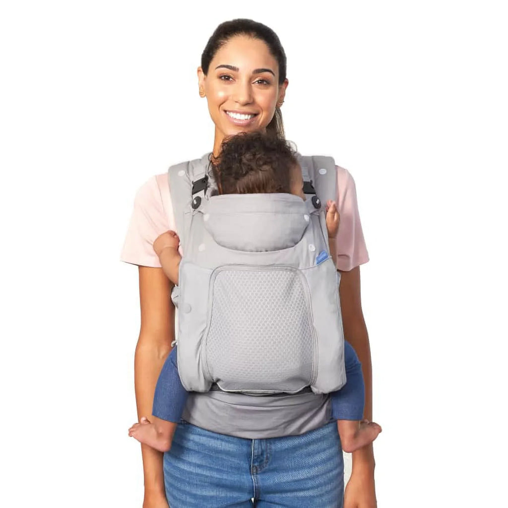 Infantino Baby Ergonomic Carrier, in-Season-5 4-Position, Layer Gray Unisex, 8-40lb,