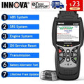 Tool Analyzer Truck Reset Innova SUV Auto Scan Automotive All OBDII Test OBD2 Diagnostic Hybrid OBD2 Car for Car 6100P Scanner Battery Oil Reader Code Scanner SRS ABS Automotive Light Scanner Engine