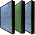 True Activated Purifier, 4-in-1 HEPA Filter with Carbon Smart HSP002 Nispira Compatible Replacement Packs Air 3 2.0