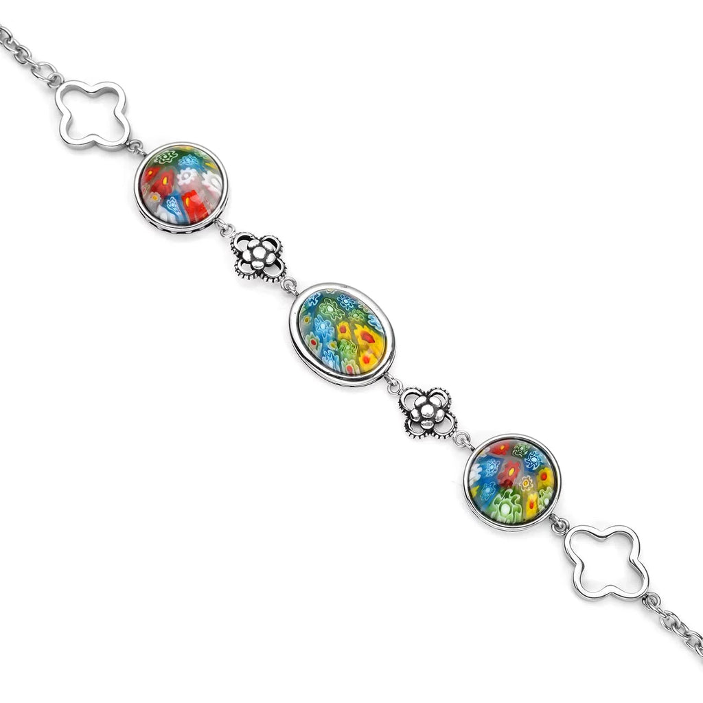 Shop Day Bracelet Steel Mom Stainless Women Size Gifts Fashion Stylish LC Jewelry for Mothers Birthday Oval Costume Unique 6.75" for Glass