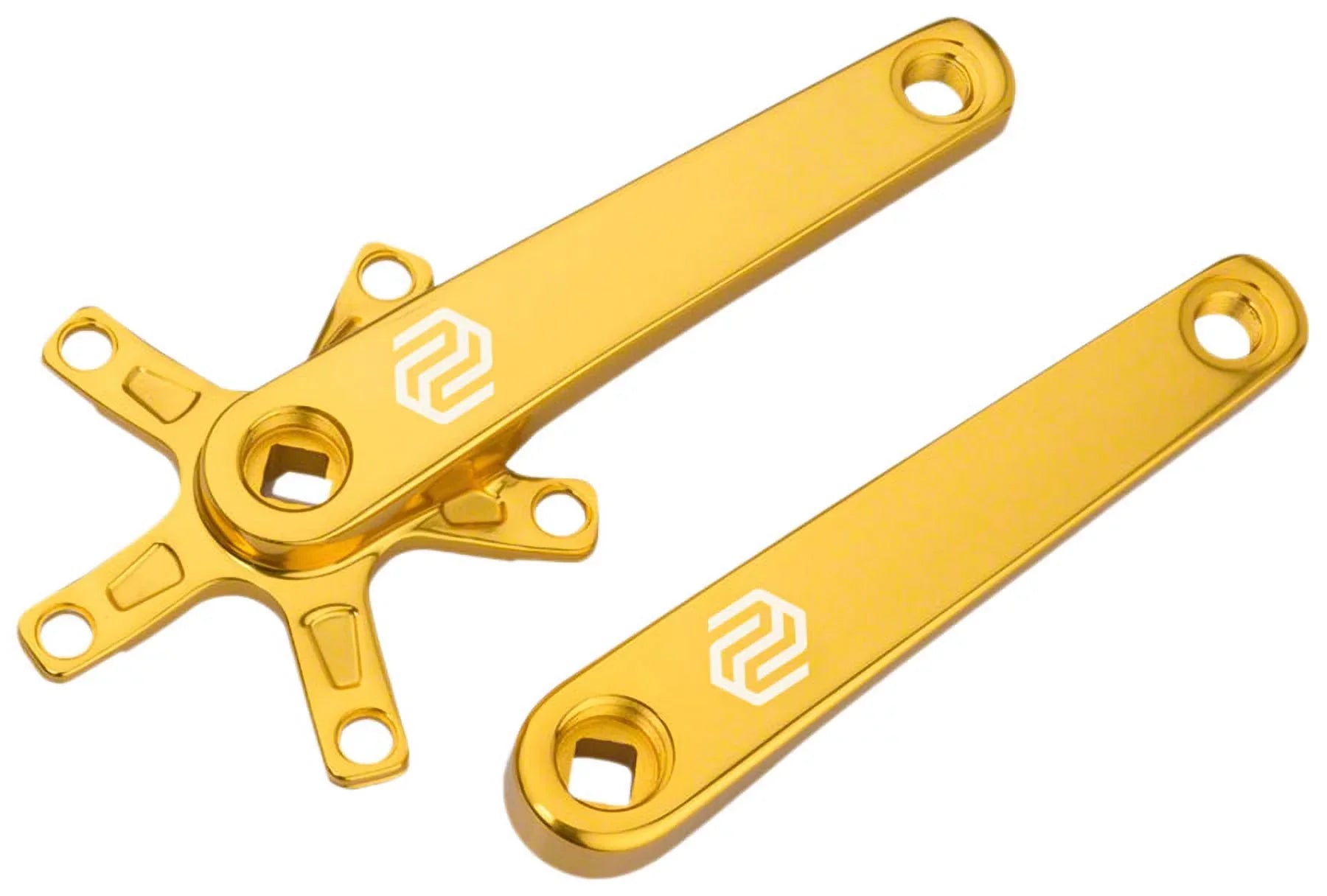 JIS Gold Arm Taper Spindle Square SQ-1 Promax 150mm, Interface, Crank - BCD, 110mm Set