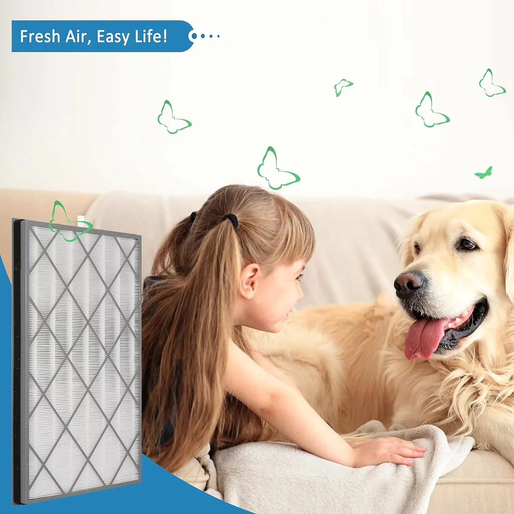 Air # with Filter HE601 True Compatible HE602), Air 6 HEPA (HE601 HE6FKPET,Pack HE601 Part Shark to 1 of Filter, Purifier Shark Compare Replacement Purifier