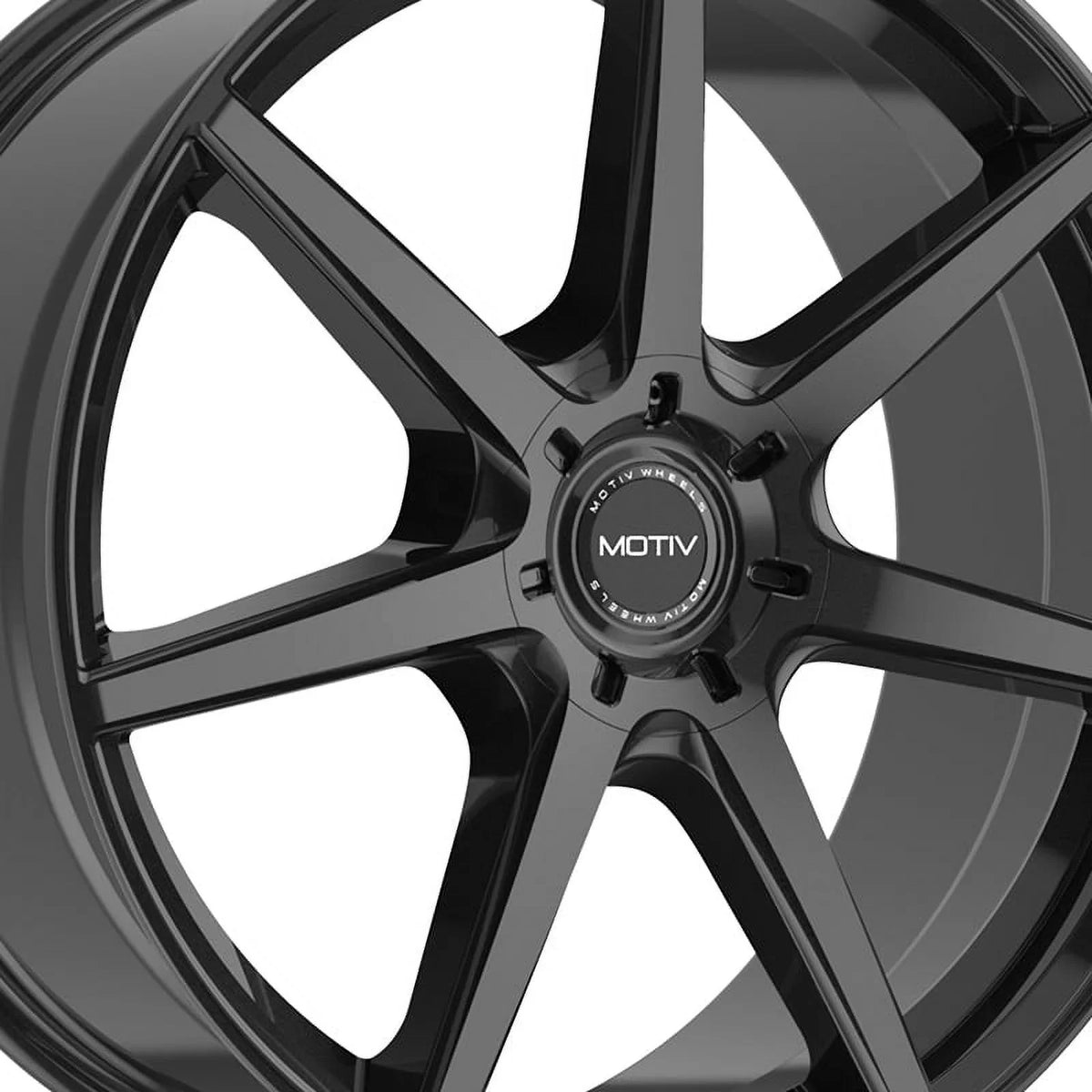 Motiv Black 5X108 Rigor Wheel Rim 17x7.5 432B