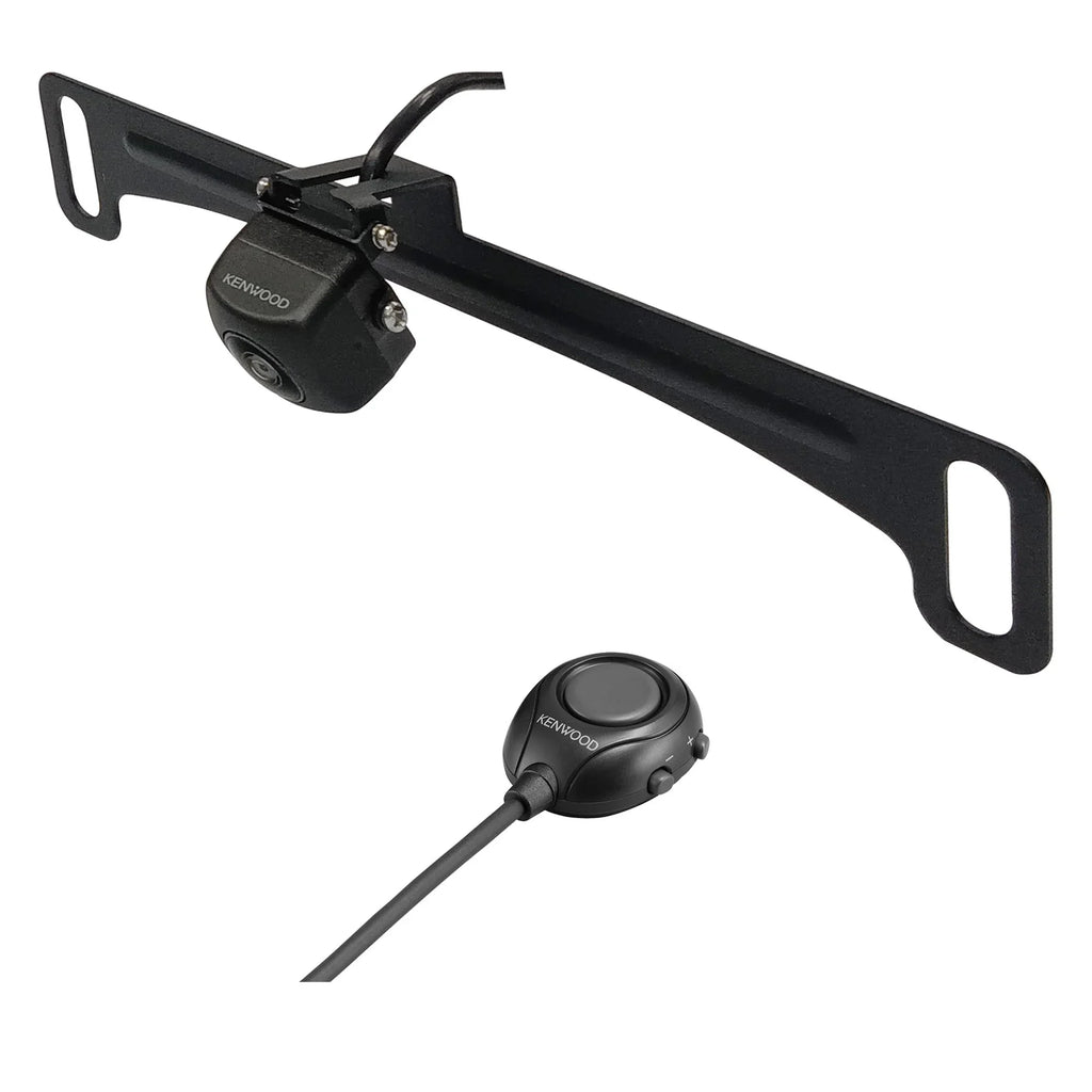 Plate Receiver Camera CMOS-320LP with License Multi-Angle Rear Digital Kenwood Multimedia Mounting DMX7709S View with