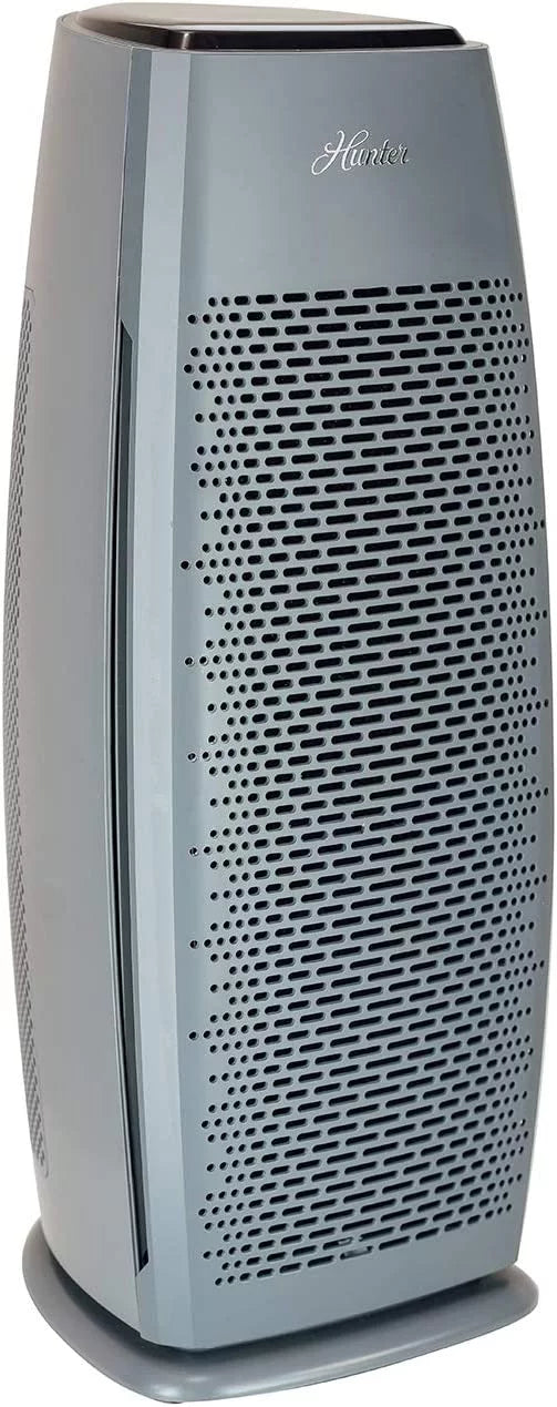Tall HEPA - Tower Box Hunter HP600GR True Open Accent Filter Graphite Air Purifier Light