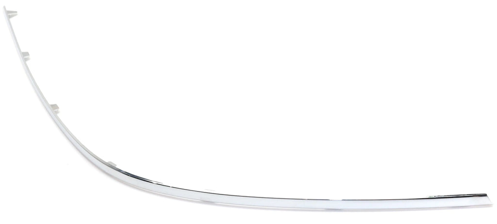 Benz C300 Rear, Trim C250 2012-2014 Mercedes Driver Bumper Chrome Outer With Side, Left Compatible