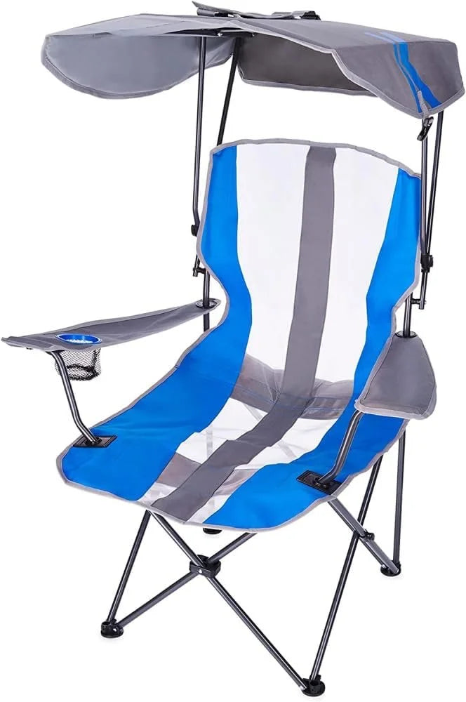 Tailgates, Chair Outdoor Events, and Camping, Canopy Foldable Kelsyus Original Grey/Blue for