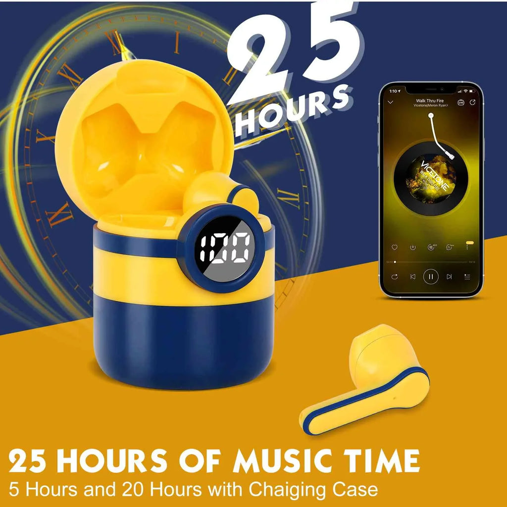 Waterproof Ipx7 Display Kindle Urbanx Oppo Microphone Bass Bluetooth Fire Digital Ear Pro Amazon Q350 Headphones Reno6 Earbuds For For Bluetooth Earbuds & With Hd Deep Wireless 5G In