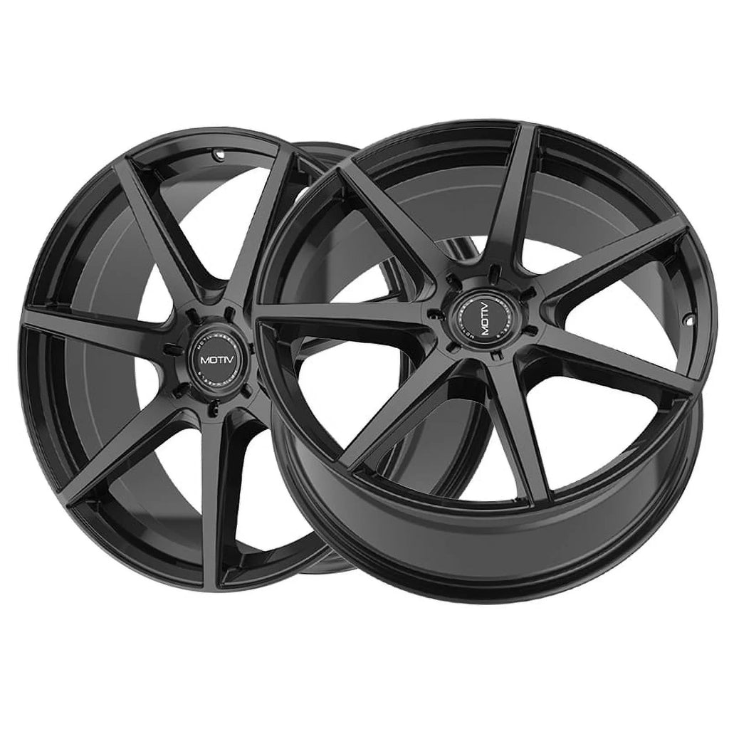 Motiv Black 5X108 Rigor Wheel Rim 17x7.5 432B