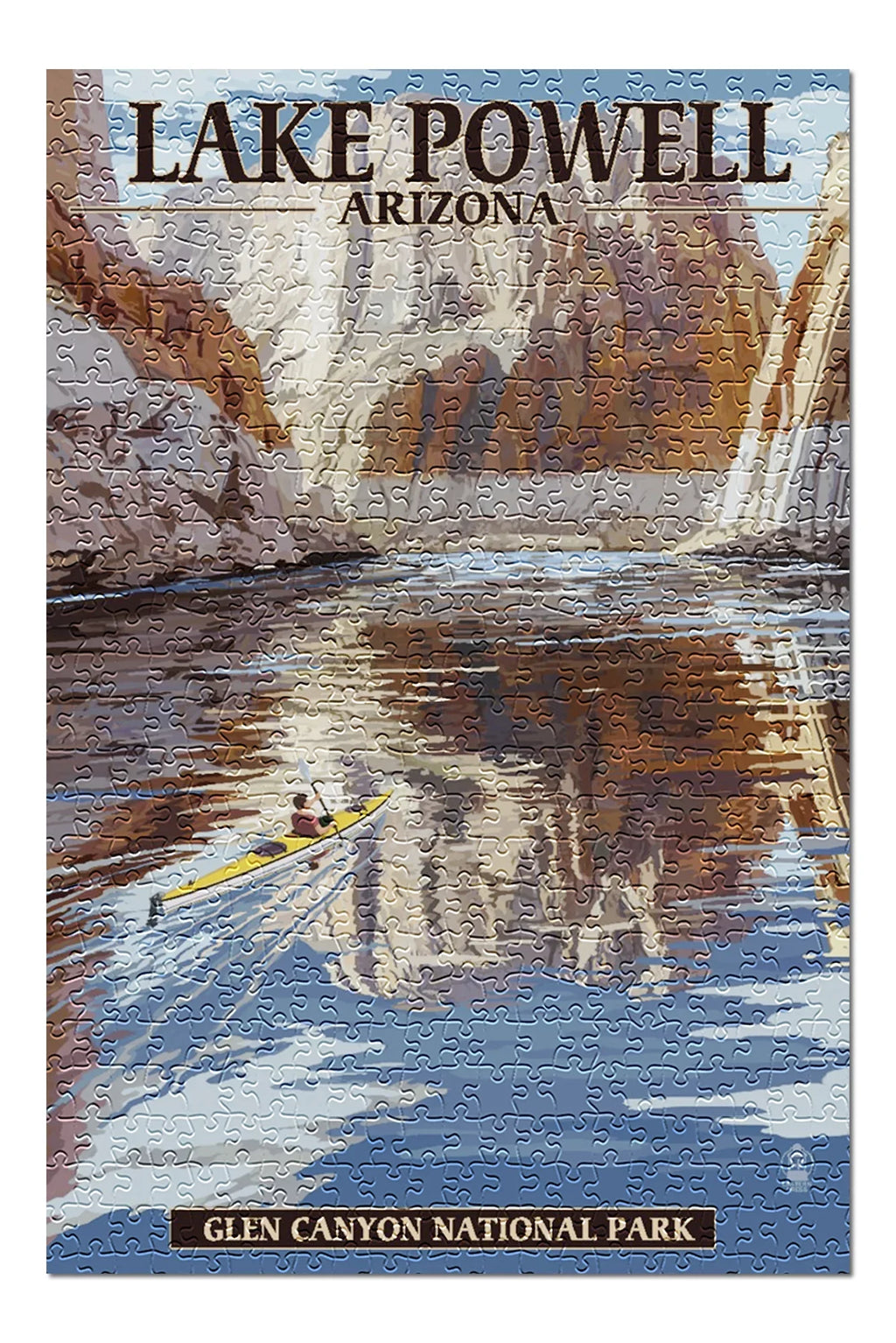 in Glen Jigsaw inches, Canyon Premium Family, and Piece Lake for USA) Adults Puzzle 500 Made Arizona, Powell, (19x27 National Park