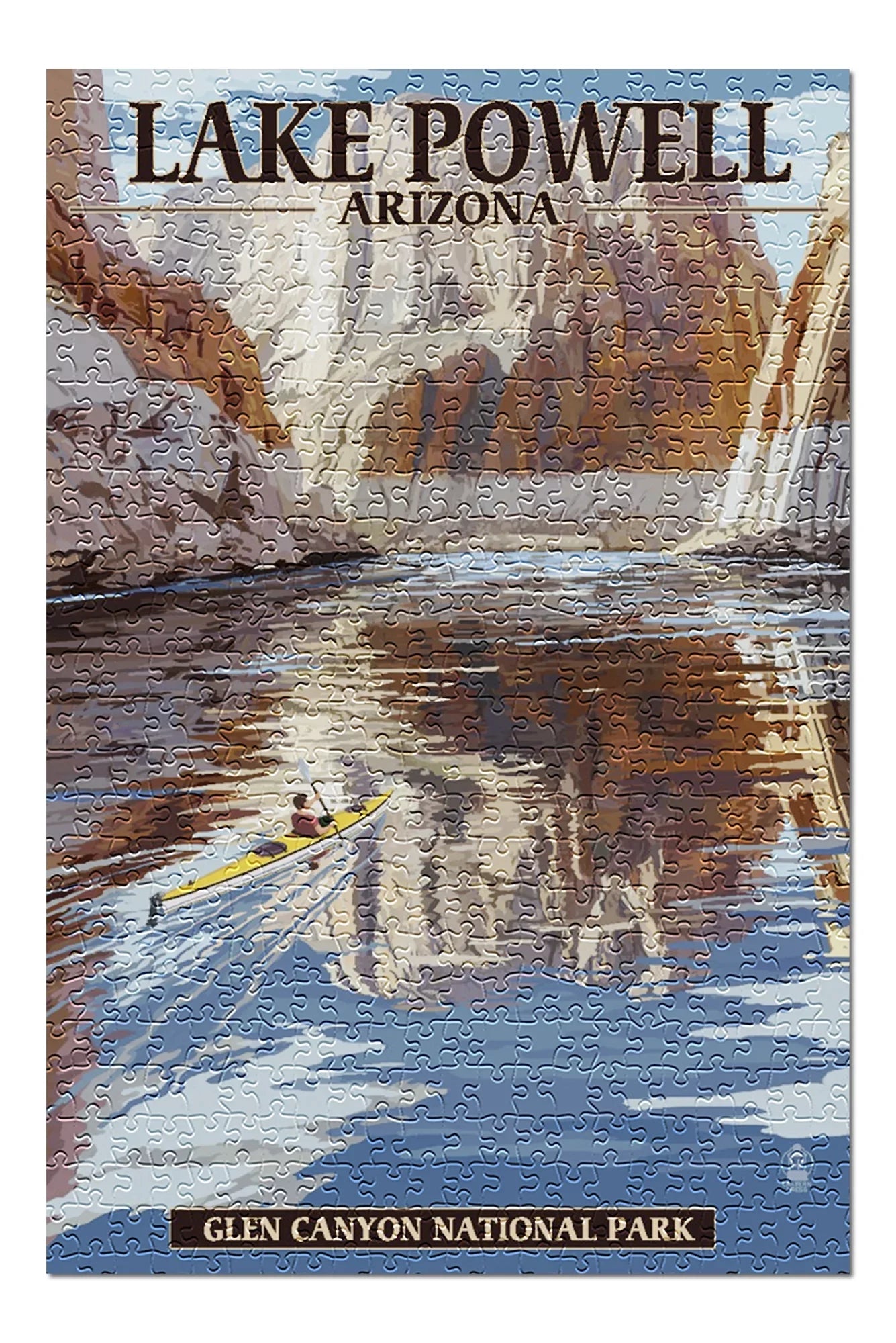 in Glen Jigsaw inches, Canyon Premium Family, and Piece Lake for USA) Adults Puzzle 500 Made Arizona, Powell, (19x27 National Park