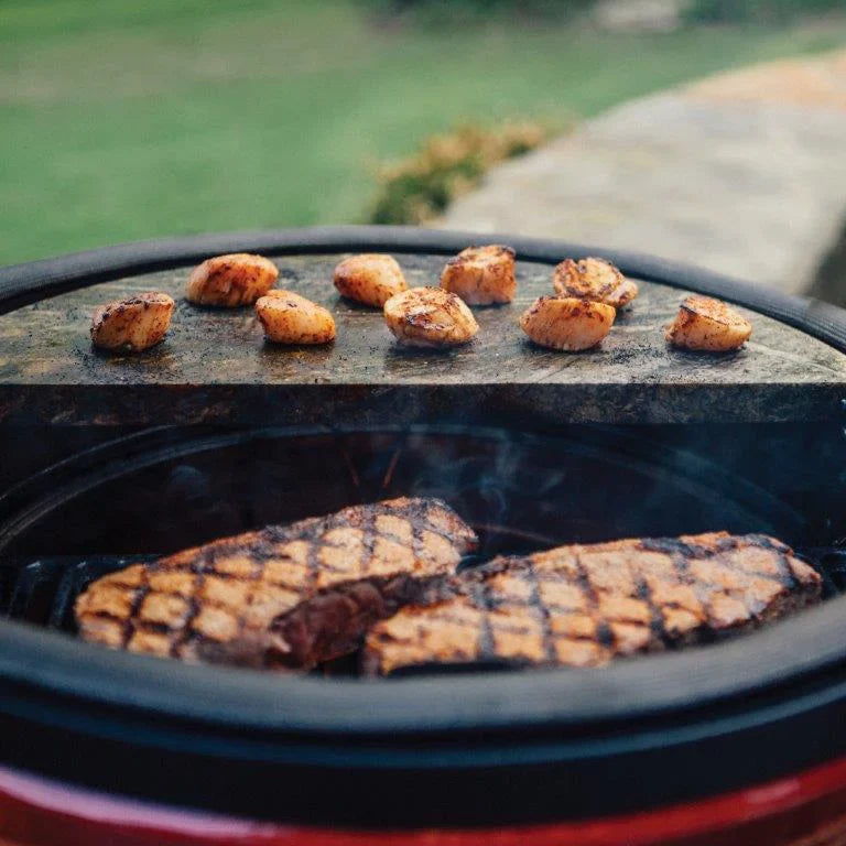 Surface Soapstone Cooking Classic Kamado Innovative Grill Half-Moon Joe Slab 18"