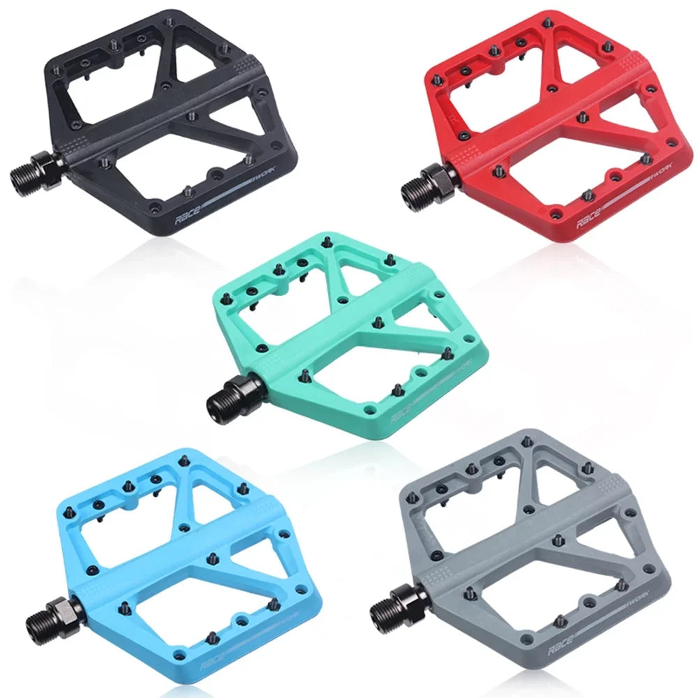 Bike Nylon Ultra-light Fiber Large Lightweight AM Sealed Extra RACEWORK Off-road Pedal Antislip DH XC Mountain Bearings